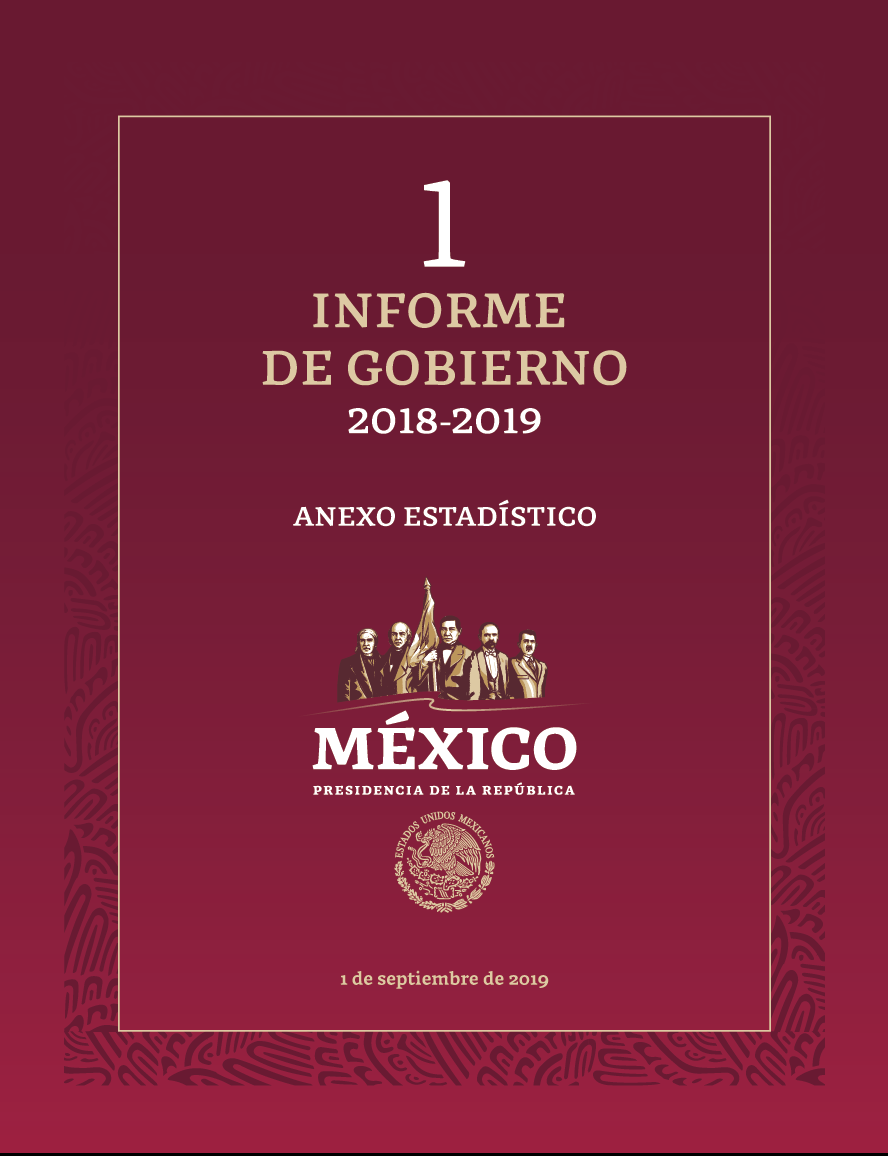 Primer informe de gobierno 2018-2019.(SECRETARÍA DE TURISMO)