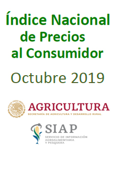 Índice Nacional de Precios al Consumidor, Octubre 2019 - INPC Productos agropecuarios