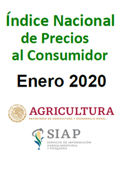 Índice Nacional de Precios al Consumidor, Enero 2020 - INPC Productos agropecuarios