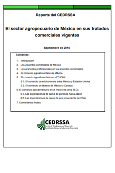 El sector agropecuario de México en sus tratados comerciales vigentes