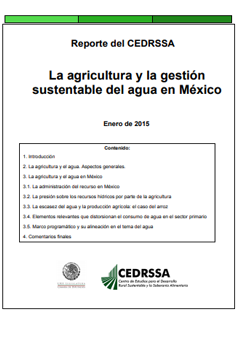 La agricultura y la gestión sustentable del agua en México