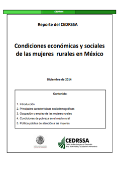 Condiciones económicas y sociales de las mujeres rurales en México