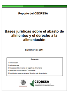 Bases jurídicas sobre el abasto de alimentos y el derecho a la alimentación