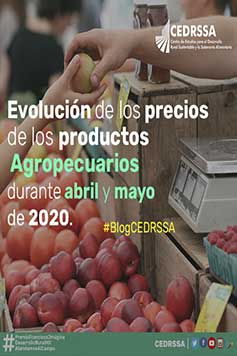 Evolución de los precios de los productos agropecuarios durante abril y mayo de 2020