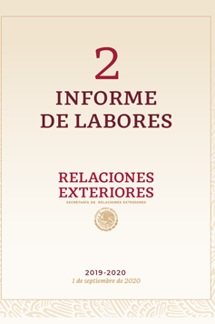 Segundo Informe de Gobierno 2019-2020 -SECRETARÍA DE RELACIONES EXTERIORES