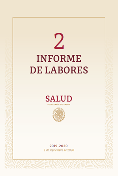 Segundo Informe de Gobierno, 2019-2020 - SECRETARÍA DE SALUD