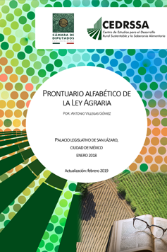 Prontuario Alfabético de la Ley Agraria