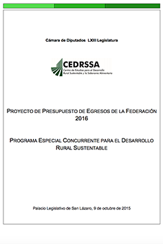 Proyecto de Presupuesto de Egresos de la Federación 2016