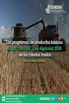 Los Programas de productos básicos de la "Farm Bill" (Ley Agrícola) 2018 de los Estados Unidos