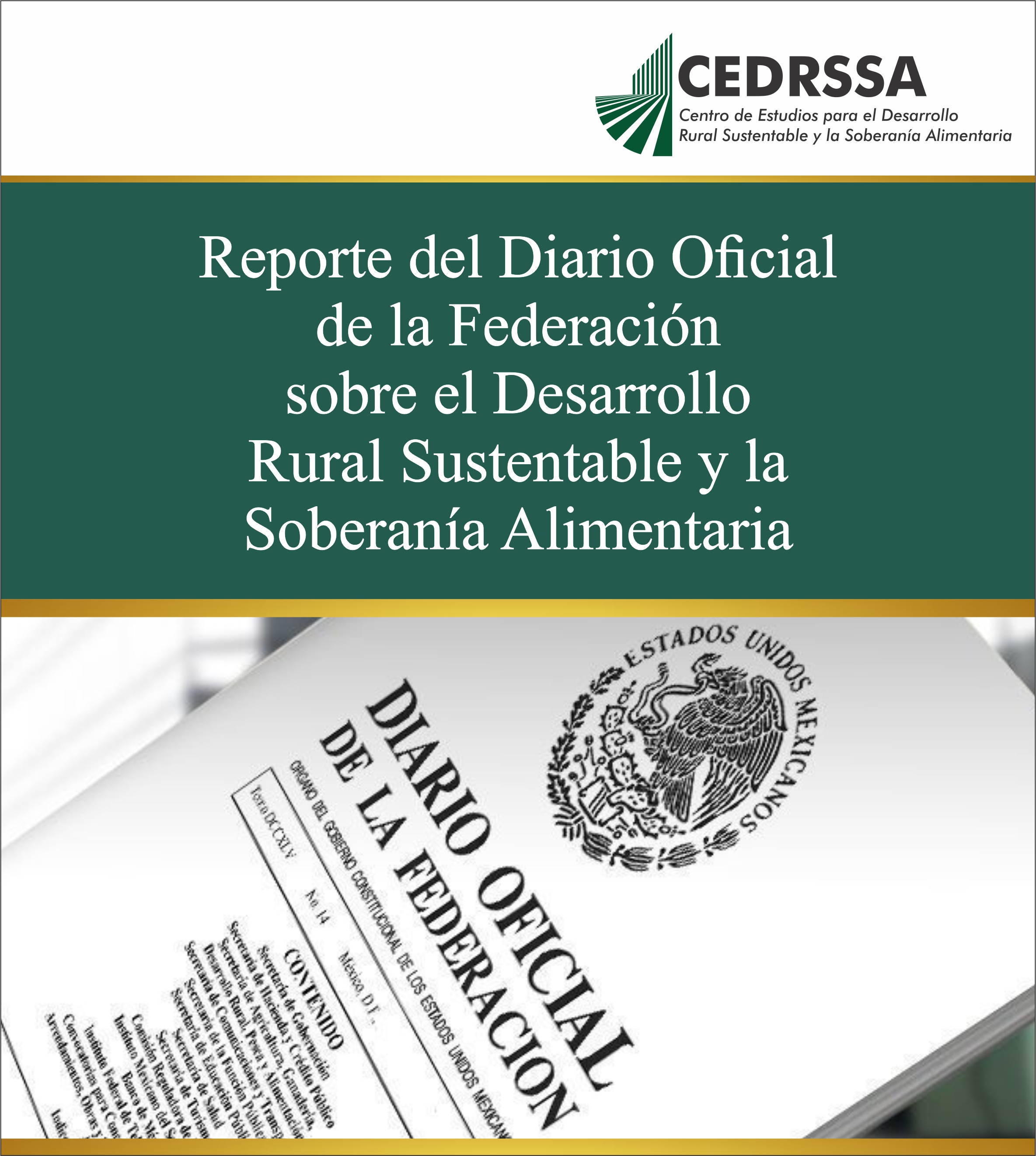 Listado de publicaciones relevantes del DOF con relación al Sector Rural  del 25 al 29 de septiembre de 2023