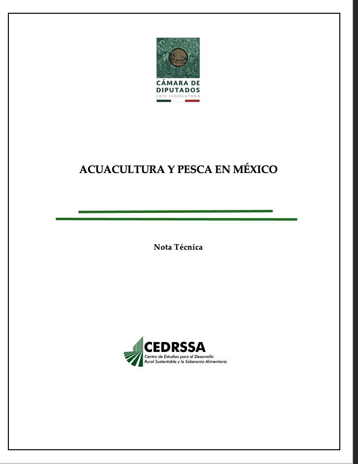 ACUACULTURA Y PESCA EN MÉXICO  